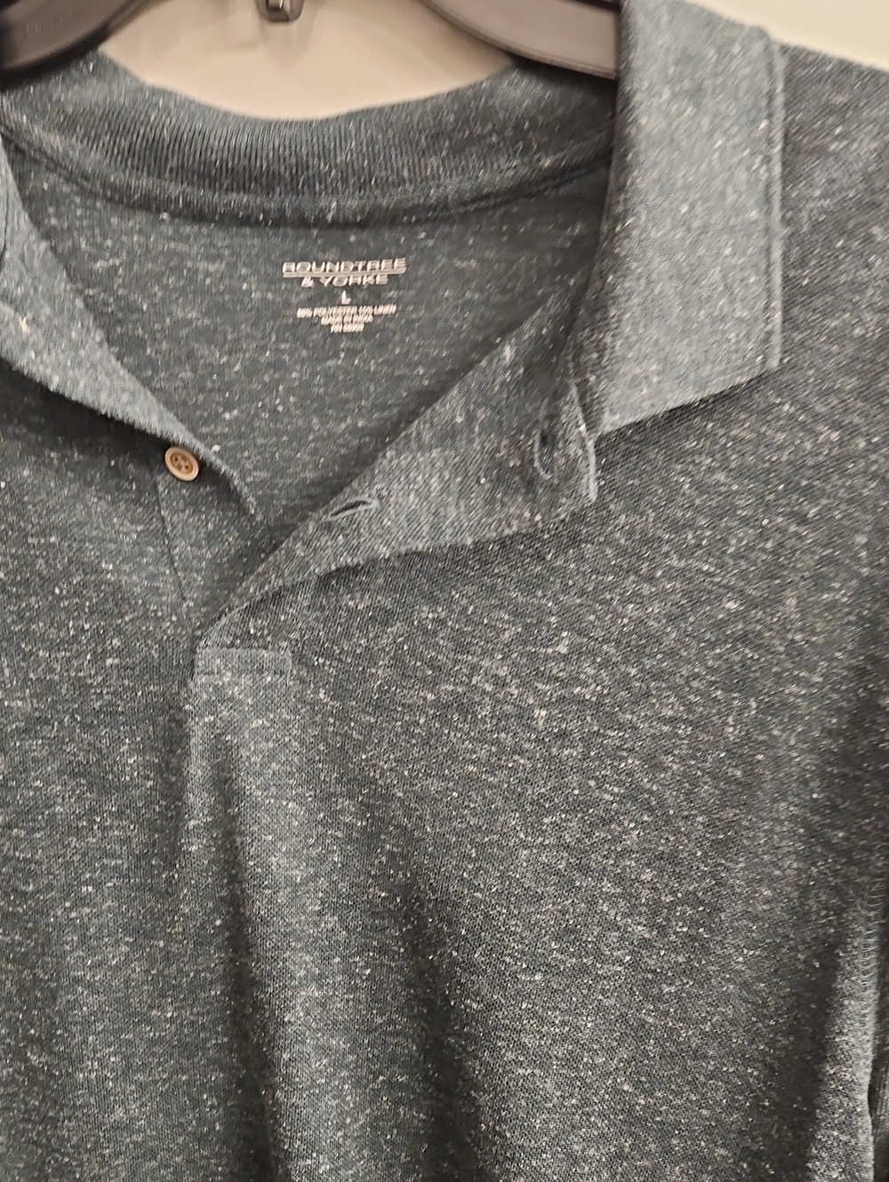 Roundtree & Yorke- Heathered Green Polo Shirt